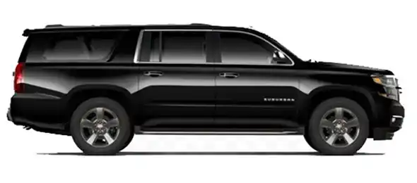 Black premium SUV for group airport transfers and family transportation